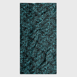 Бандана-труба Чёрным с синим абстрактная текстура, цвет: 3D-принт — фото 2