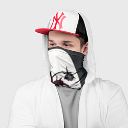 Бандана-труба Цветы любви: увядшее сердце, цвет: 3D-принт — фото 2