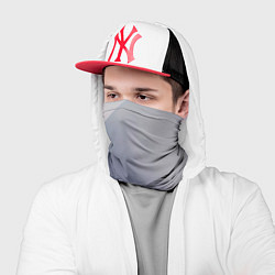 Бандана-труба Color grey with stripes, цвет: 3D-принт — фото 2