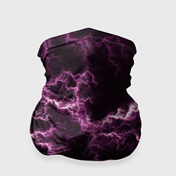 Бандана-труба Lightning pink glow, цвет: 3D-принт