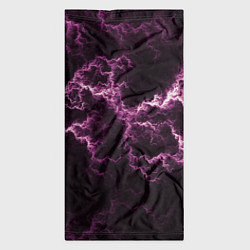 Бандана-труба Lightning pink glow, цвет: 3D-принт — фото 2