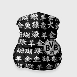 Бандана-труба Borussia японские символы, цвет: 3D-принт