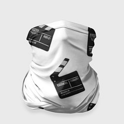 Бандана-труба Съёмочная хлопушка, цвет: 3D-принт