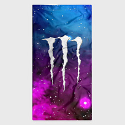 Бандана-труба Monster energy neon space, цвет: 3D-принт — фото 2