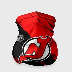 Бандана Нью Джерси Девилз - красные потертости