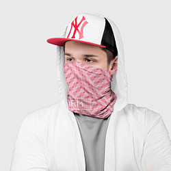 Бандана-труба Плавающий эффект - Фирм розовый, цвет: 3D-принт — фото 2