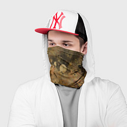 Бандана-труба Абстракция - dark pink paint spill, цвет: 3D-принт — фото 2