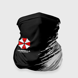 Бандана-труба Umbrella Corp - black and white, цвет: 3D-принт
