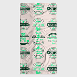 Бандана-труба Easter turquoise, цвет: 3D-принт — фото 2