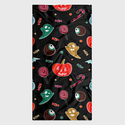 Бандана-труба Halloween red pumpkin, цвет: 3D-принт — фото 2