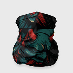 Бандана-труба Демоны Они - нейроарт, цвет: 3D-принт