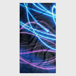 Бандана-труба Неоновая абстракция на темном, цвет: 3D-принт — фото 2