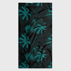 Бандана-труба Palm light blue dark, цвет: 3D-принт — фото 2