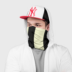 Бандана-труба Color black beige line, цвет: 3D-принт — фото 2