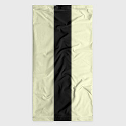 Бандана-труба Color black beige line, цвет: 3D-принт — фото 2