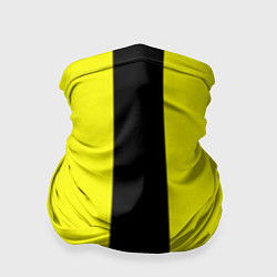 Бандана-труба Color yellow black line, цвет: 3D-принт