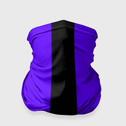 Бандана-труба Color purple black stripes, цвет: 3D-принт