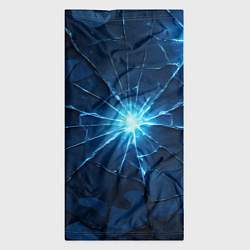 Бандана-труба Синий камуфляж со вспышками, цвет: 3D-принт — фото 2