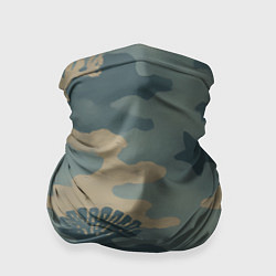Бандана-труба Подводный текстурный камуфляж, цвет: 3D-принт