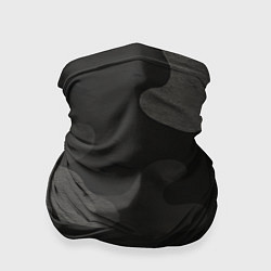 Бандана-труба Черно-серый камуфляж, цвет: 3D-принт