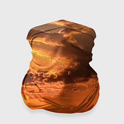 Бандана-труба Закат на перевале актопрак, цвет: 3D-принт