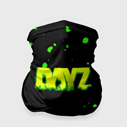 Бандана-труба Dayz кислотное краски логотип, цвет: 3D-принт