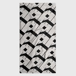 Бандана-труба Три буквы: чёрные, цвет: 3D-принт — фото 2