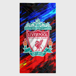 Бандана-труба Ливерпуль огненные искры, цвет: 3D-принт — фото 2