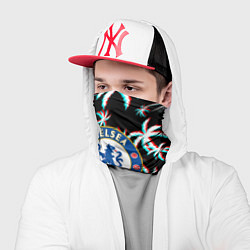 Бандана-труба Chelsea тропики глитч текстура, цвет: 3D-принт — фото 2