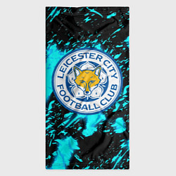 Бандана-труба Лестер сити голубые краски, цвет: 3D-принт — фото 2