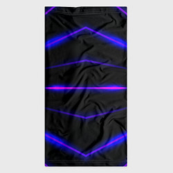 Бандана-труба Color black neon stripes, цвет: 3D-принт — фото 2