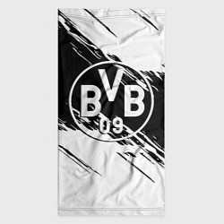 Бандана-труба Borussia черно белые полосы, цвет: 3D-принт — фото 2