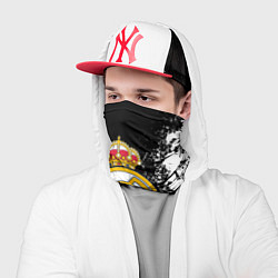 Бандана-труба Реал Мадрид текстура краски, цвет: 3D-принт — фото 2