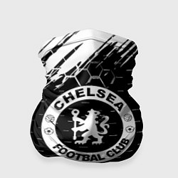 Бандана-труба Chelsea штрихи красок текстура, цвет: 3D-принт