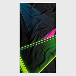 Бандана-труба Неоновое освещение, цвет: 3D-принт — фото 2
