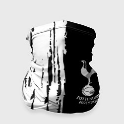 Бандана-труба Tottenham Hotspur белые краски, цвет: 3D-принт