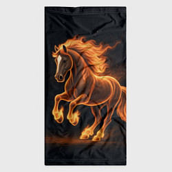 Бандана-труба Китайский огненный жеребец, цвет: 3D-принт — фото 2