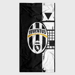 Бандана-труба Ювентус геометрия белая, цвет: 3D-принт — фото 2