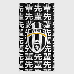 Бандана-труба Ювентус япония символы, цвет: 3D-принт — фото 2