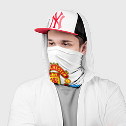 Бандана-труба Манчестер Юнайтед геометрия спорт, цвет: 3D-принт — фото 2