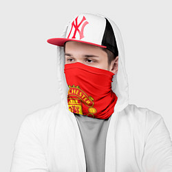 Бандана-труба Манчестер Юнайтед логотипы команд, цвет: 3D-принт — фото 2