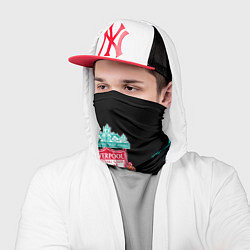 Бандана-труба Ливерпуль неон геометрия, цвет: 3D-принт — фото 2