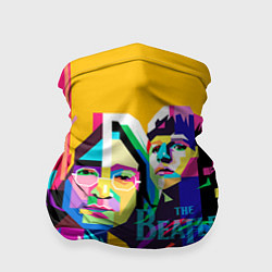 Бандана-труба The Beatles: Poly-art, цвет: 3D-принт