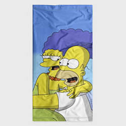 Бандана-труба Гомер и Мардж, цвет: 3D-принт — фото 2