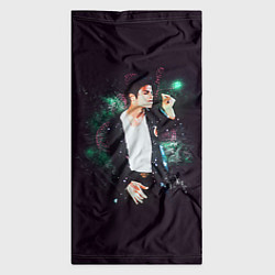 Бандана-труба Michael Jackson, цвет: 3D-принт — фото 2