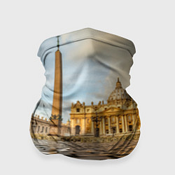 Бандана-труба Площадь святого Петра, цвет: 3D-принт