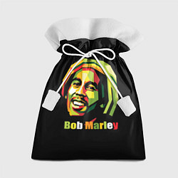Мешок для подарков Bob Marley Smile, цвет: 3D-принт