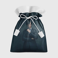 Мешок для подарков Шерлок в костюме, цвет: 3D-принт