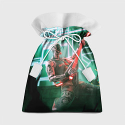 Мешок для подарков Iron Maiden: Rocker Robot, цвет: 3D-принт