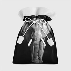 Мешок для подарков Старый слон, цвет: 3D-принт